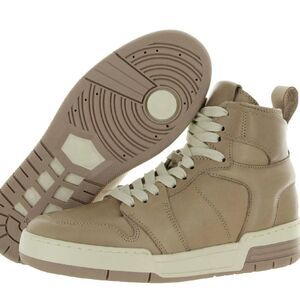 Steve Madden Sneaker‎ Womens 8 Leather High Top Shoe Bizzy Blush Athletic Active